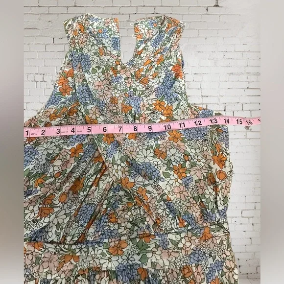 Veronica Beard Floral Silk Chiffon Sleeveless Maxi Dress. Like New. Size:00 - Picture 9 of 15